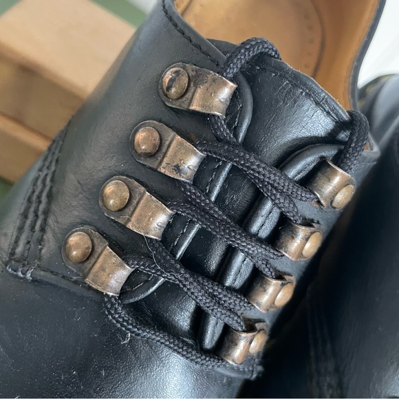 VTG *England* Dr Martens Loop Closure Oxfords/Low Boots in Black Leather - Picture 7 of 10